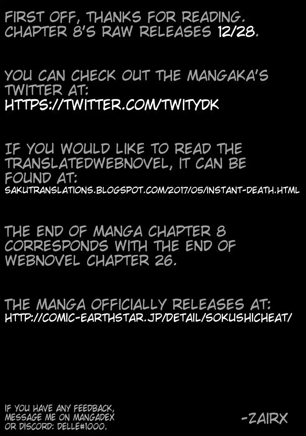 The Other World Doesn't Stand A Chance Against The Power Of Instant Death Chapter 8 29